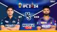 GT vs KKR IPL 2024 live score, Shubman Gill Shreyas Iyer