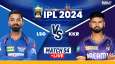 LSG vs KKR IPL 2024 Live Score
