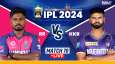 RR vs KKR IPL 2024 Live Score and Match Updates