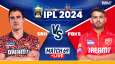 SRH vs PBKS, IPL 2024 Live Score