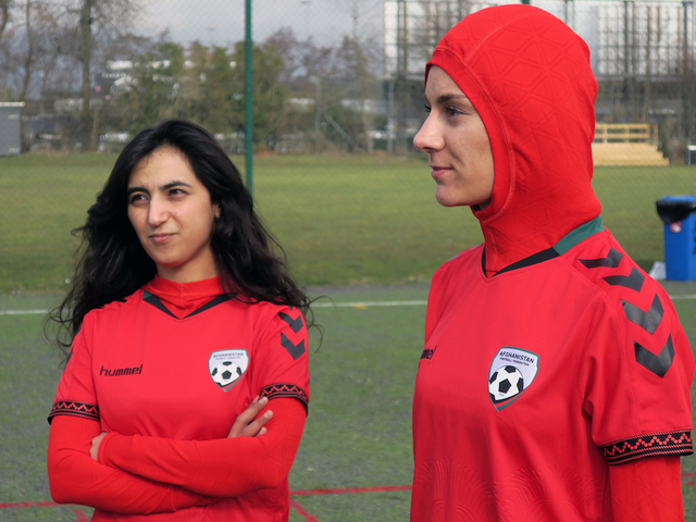 A special jersey for Afghanistan’s women’s football team- this one has ...