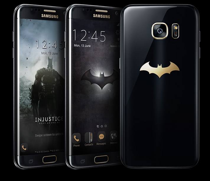 Galaxy S7 edge バットマン特別版 Samsung Galaxy S7 edge Batman Injustice Edition WITH GEAR VR FREE