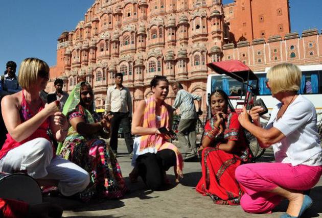 foreigners visit to india