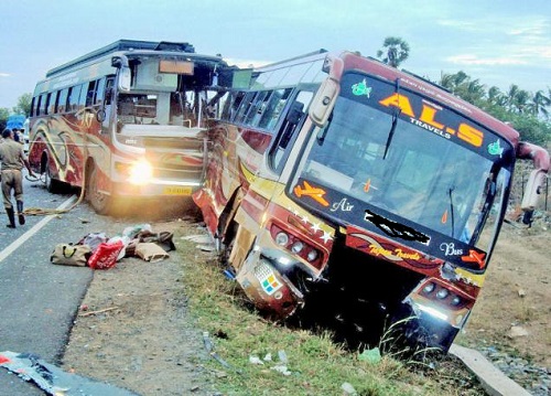 Mishap Involving Truck, Bus, Car Kills 17 In Tamil Nadu – India TV