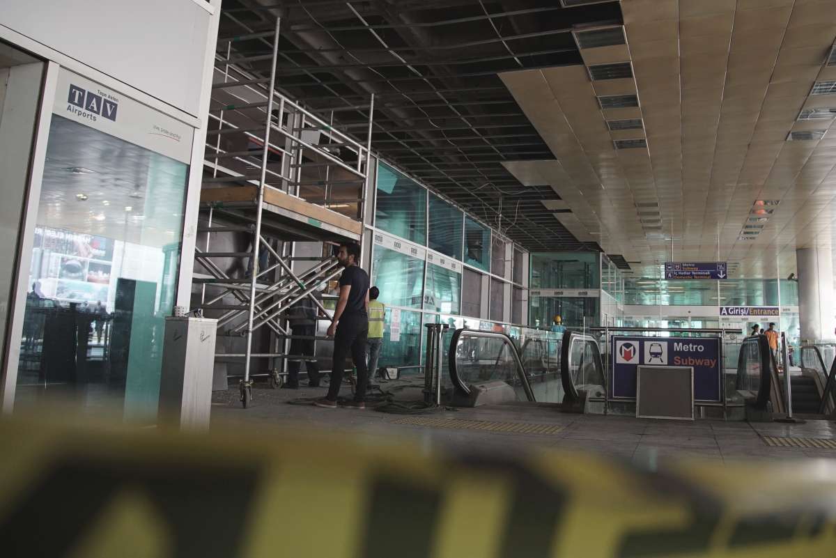 Ataturk Airport in Istanbul after Tuesday’s suicide attack 