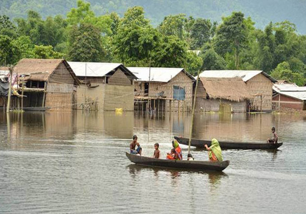 the river which passes the largest river island in the world