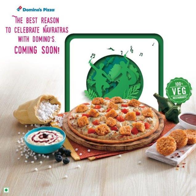 Navratri special Dominoz to go vegetarian, introduces vrat wala pizza