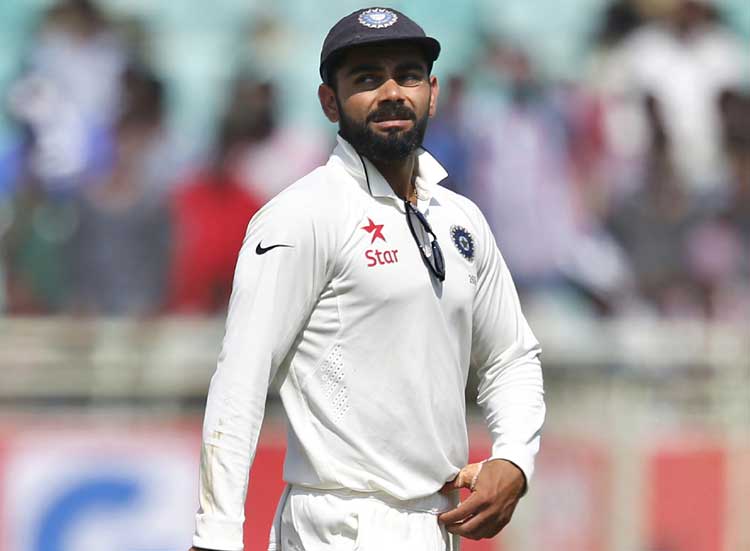 Ind Vs Eng British Tabloid Accuses Virat Kohli Of Ball Tampering During Rajkot Test Cricket 2399