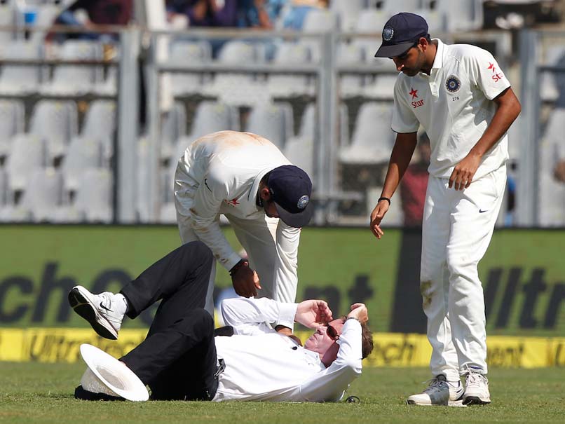 Umpire Paul was officiating in the fourth India versus England Test 