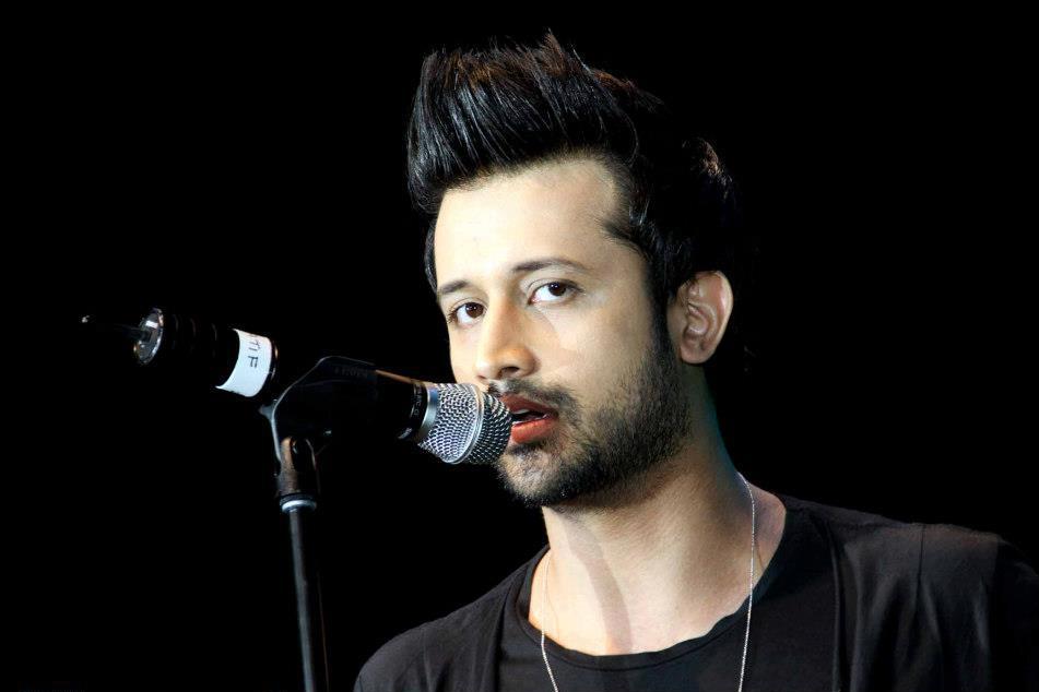 atif aslam mother and father clipart