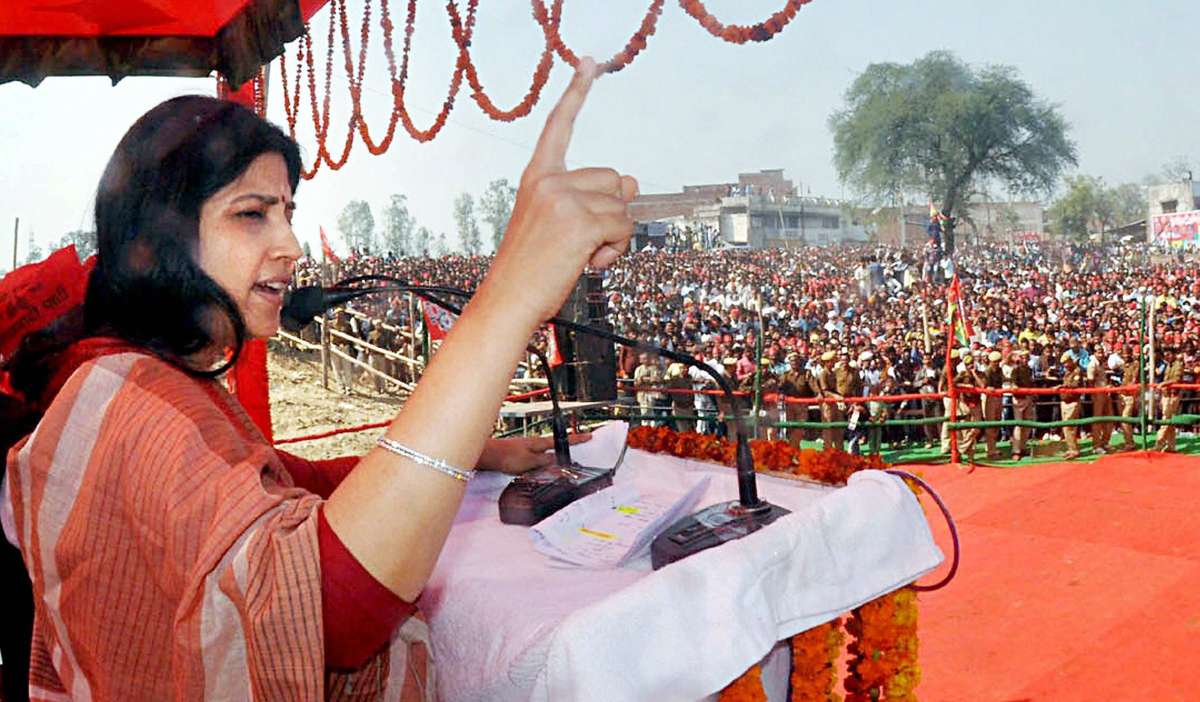 Dimple Yadav redefines 'Kasab' acronym