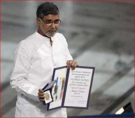 Kailash Satyarthi’s Nobel Prize citation stolen from his home