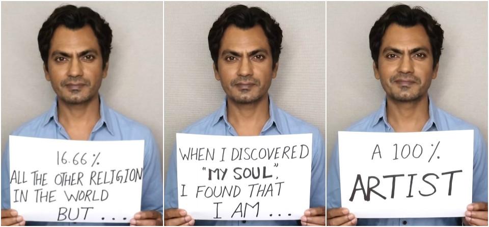 Nawazuddin Siddiqui’s powerful video message on religion 