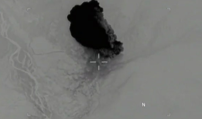 US releases footage of 'mother of all bombs' being dropped