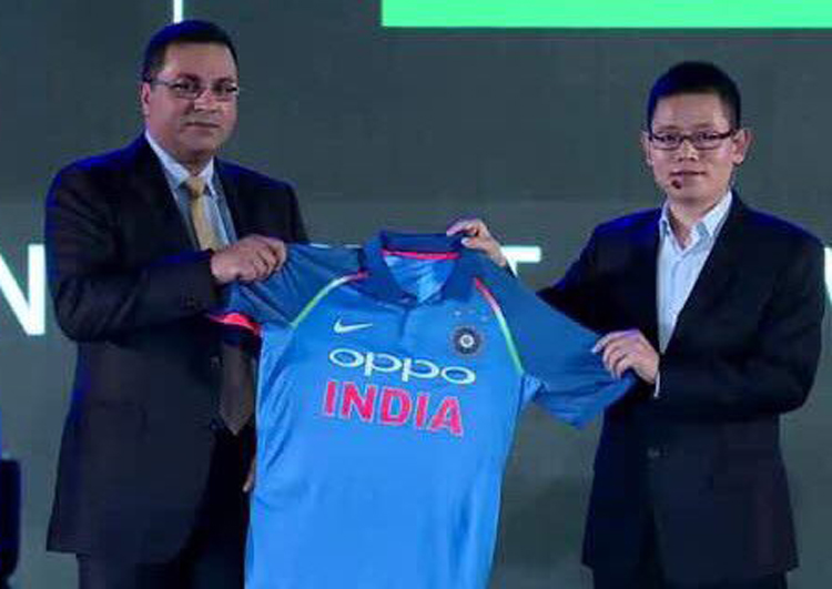 Bcci And Oppo Unveil New Team India Jersey Cricket News India Tv