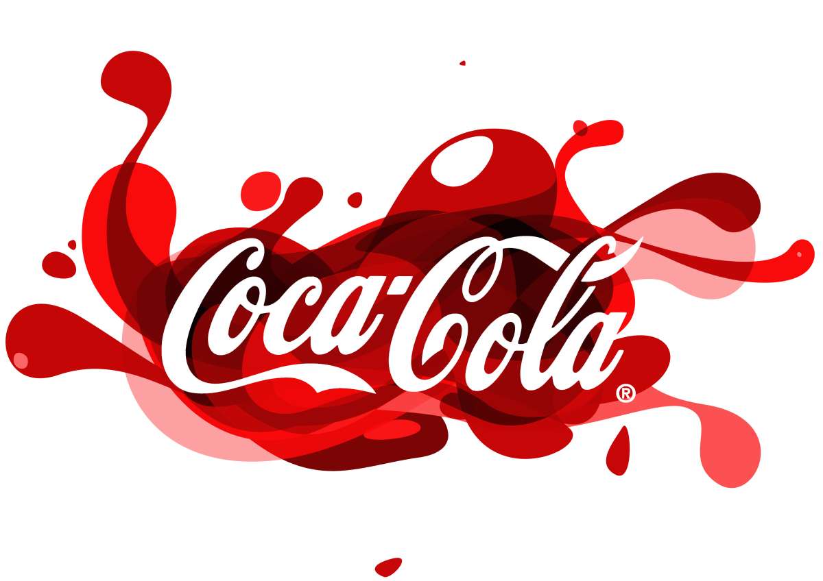 Coca Cola Logo red drawing free image download