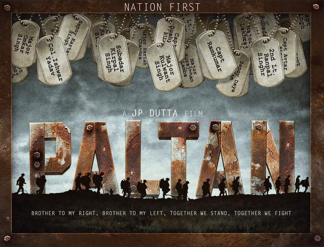 Abhishek Bachchan's Paltan poster