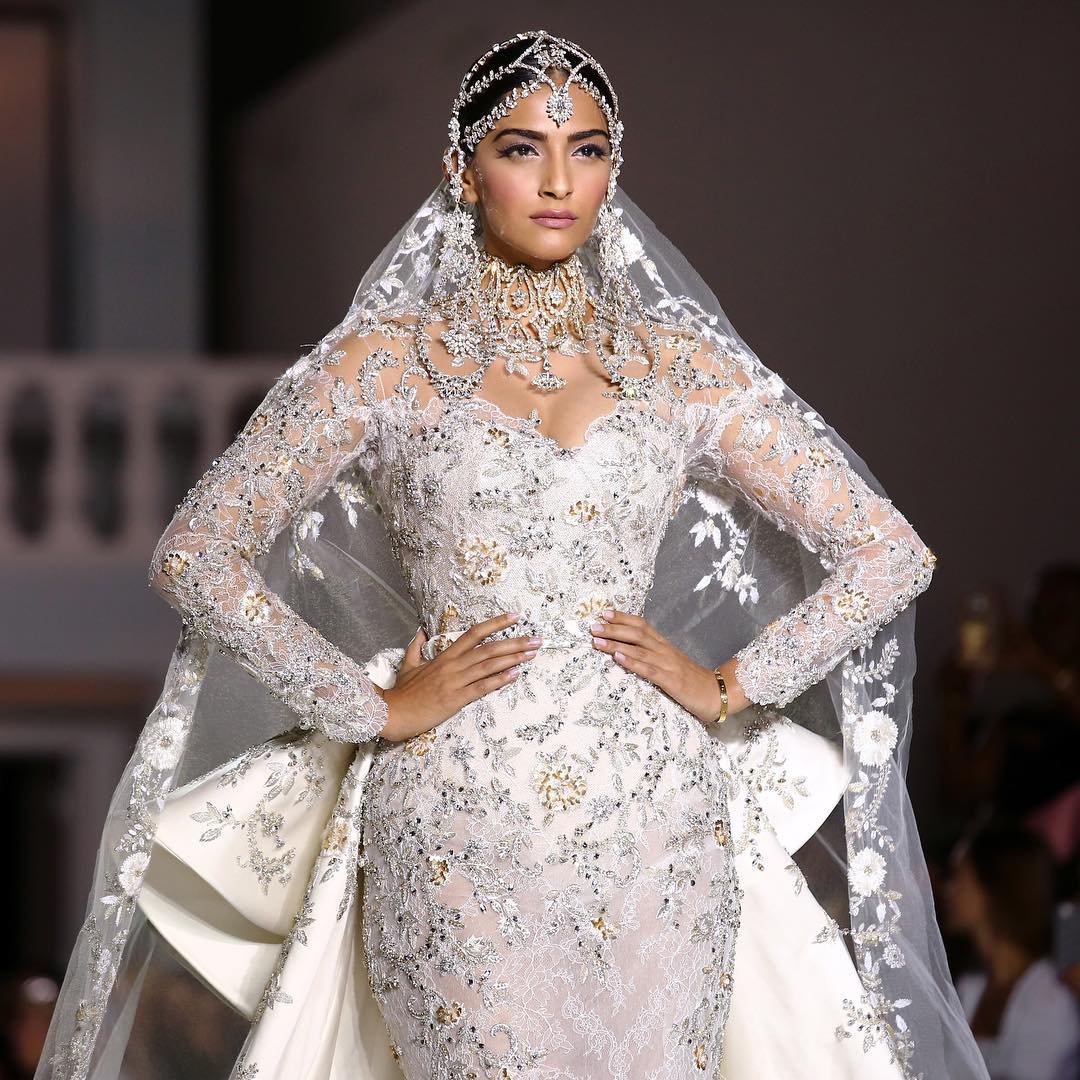 Sonam Kapoor Takes Us Back To The Victorian Era In This White Dress