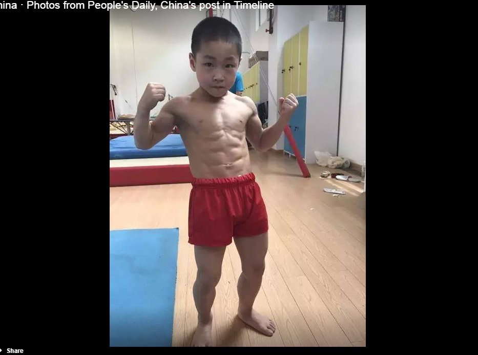 Viral Story: This 7-year-old boy in China has better 8-pack abs