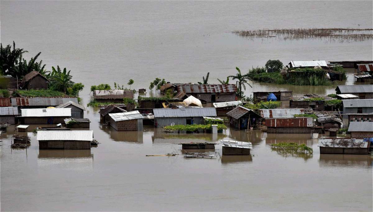 Assam Floods Death Toll Mounts To 39 15 Lakh People Hit India Tv 5789