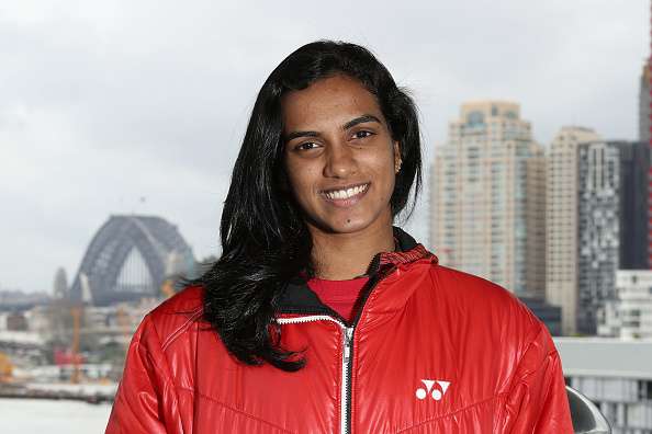  Pusarla Venkata Sindhu of India poses during an Australian Open Badminton.