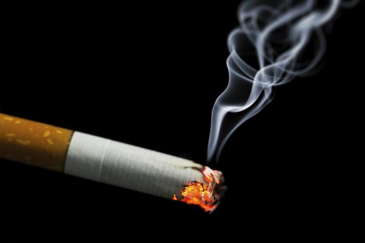 Smoking cigarette 