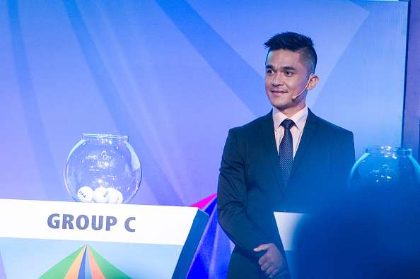 Sunil Chhetri, Indian Football Captain during FIFA U17 World Cup 2017 Draw