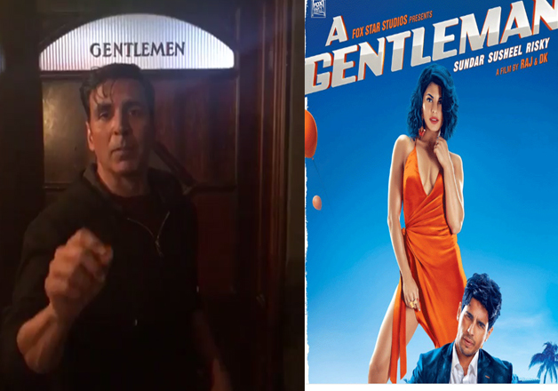 Akshay Kumar promotes Sidharth Malhotra's A Gentleman 