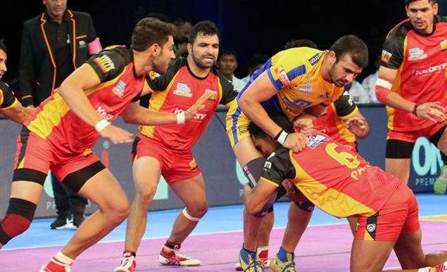 Pro Kabaddi 2017 Highlights: Bengaluru Bulls vs Jaipur Pink Panthers,  Bengaluru Bulls vs Jaipur Pink Panthers