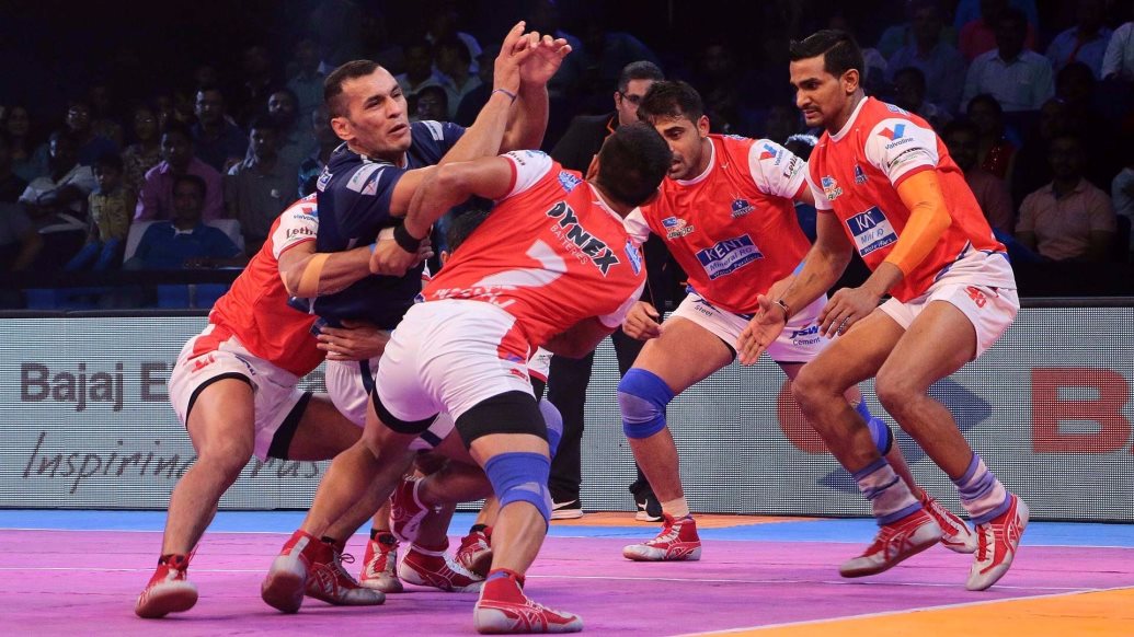 Pro Kabaddi League 2017: Haryana Steelers pip Dabang Delhi K.C. to win ...