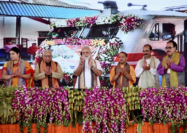 PM Modi flags off Mahamana Express from Varanasi; gifts schemes worth ...