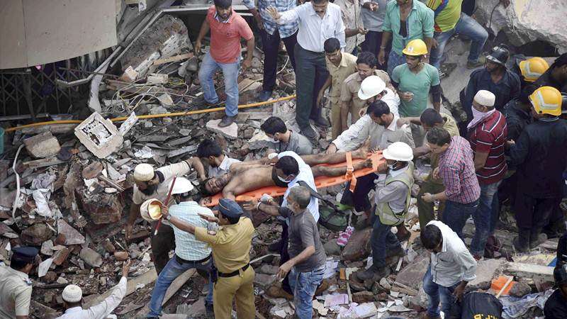 Mumbai building collapse: Death toll 33, search operations called off ...