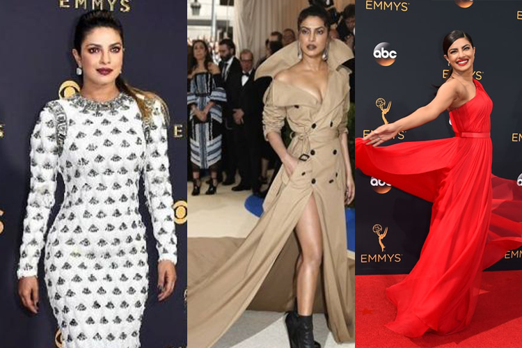 Emmy 2017 to Met Gala Have a look at Priyanka Chopra s stylish red carpet appearances India TV