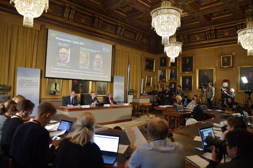 Sweden's Royal Academy of Sciences announces Nobel prizes for Physics