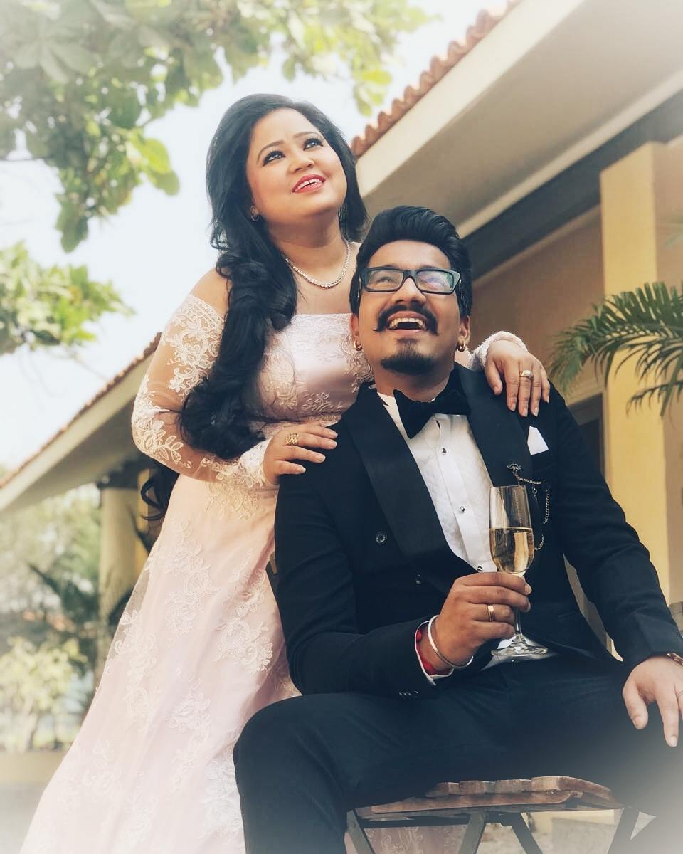 Pics Bharti Singh And Haarsh Limbachiyaas Wedding Card Out India Tv