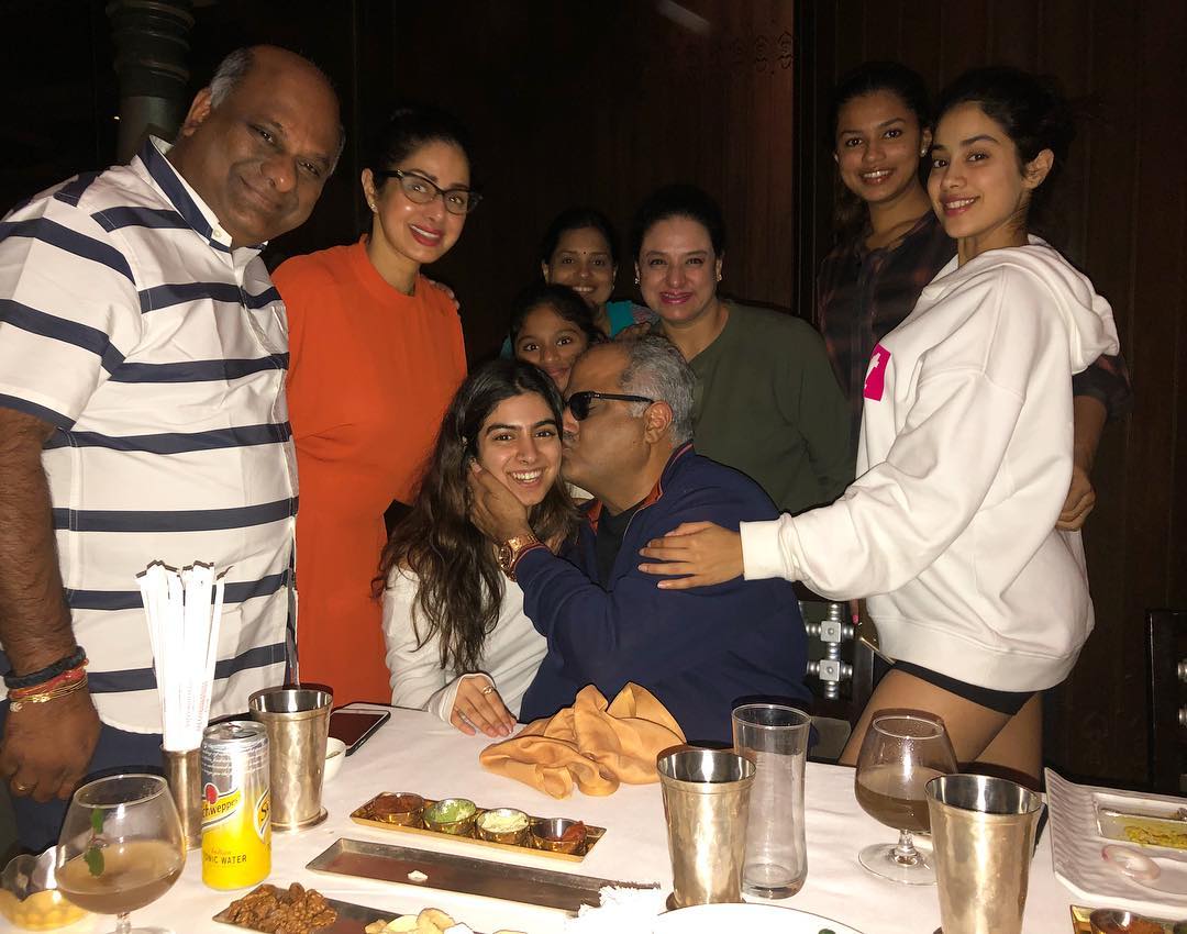 Photos: Here's how Sridevi celebrated husband Boney Kapoor’s 62nd birthday 