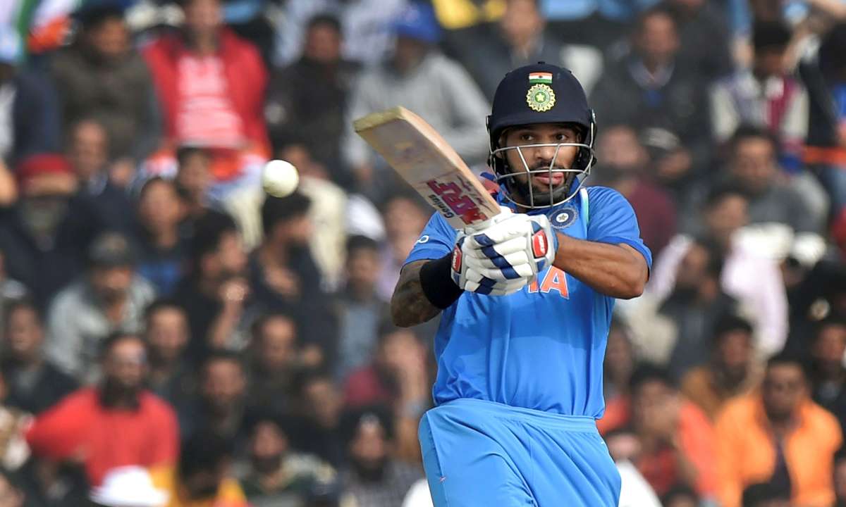 A file image of Shikhar Dhawan during a match.