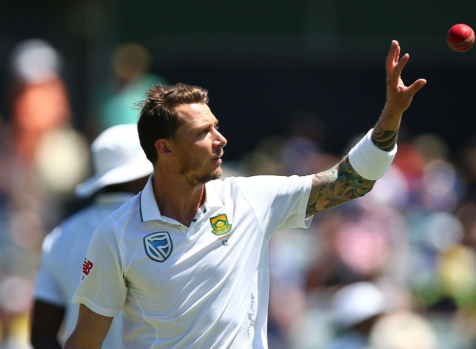 South African pacer Dale Steyn bowls in a Test match