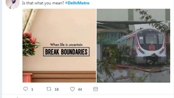 Driverless Delhi metro breaks through the wall, Twitterati erupt with hilarious memes! 