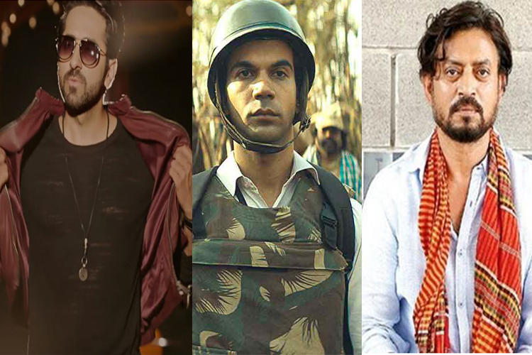 Ayushmann Khurrana, Rajkummar Rao and Irrfan Khan: Bollywood actors who ...