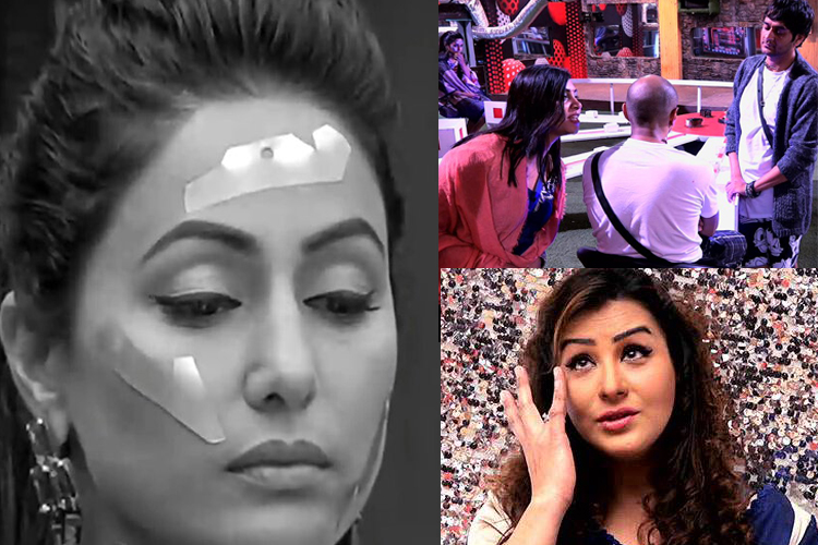 Bigg Boss 11 Shilpa Shinde Tries To Make Hina Khan Cry Vikas Gupta Calls Akash Dadlani Ugly 