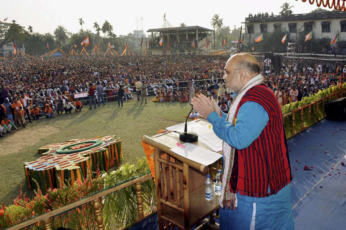 Tripura Assembly Elections Amit Shah Expresses Confidence In Bjp S