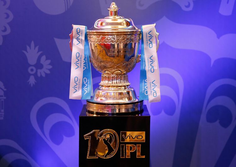File photograph of IPL trophy IPL trophy