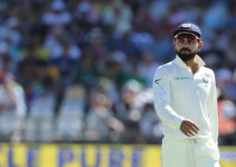 Virat Kohli in action during the Cape Town Test