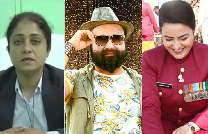 From left to right - Vipassana, Gurmeet Ram Rahim and Honeypreet
