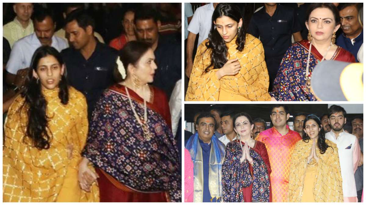 Pics Nita Ambani Holds Daughter In Law Shloka Mehta S Hand As The