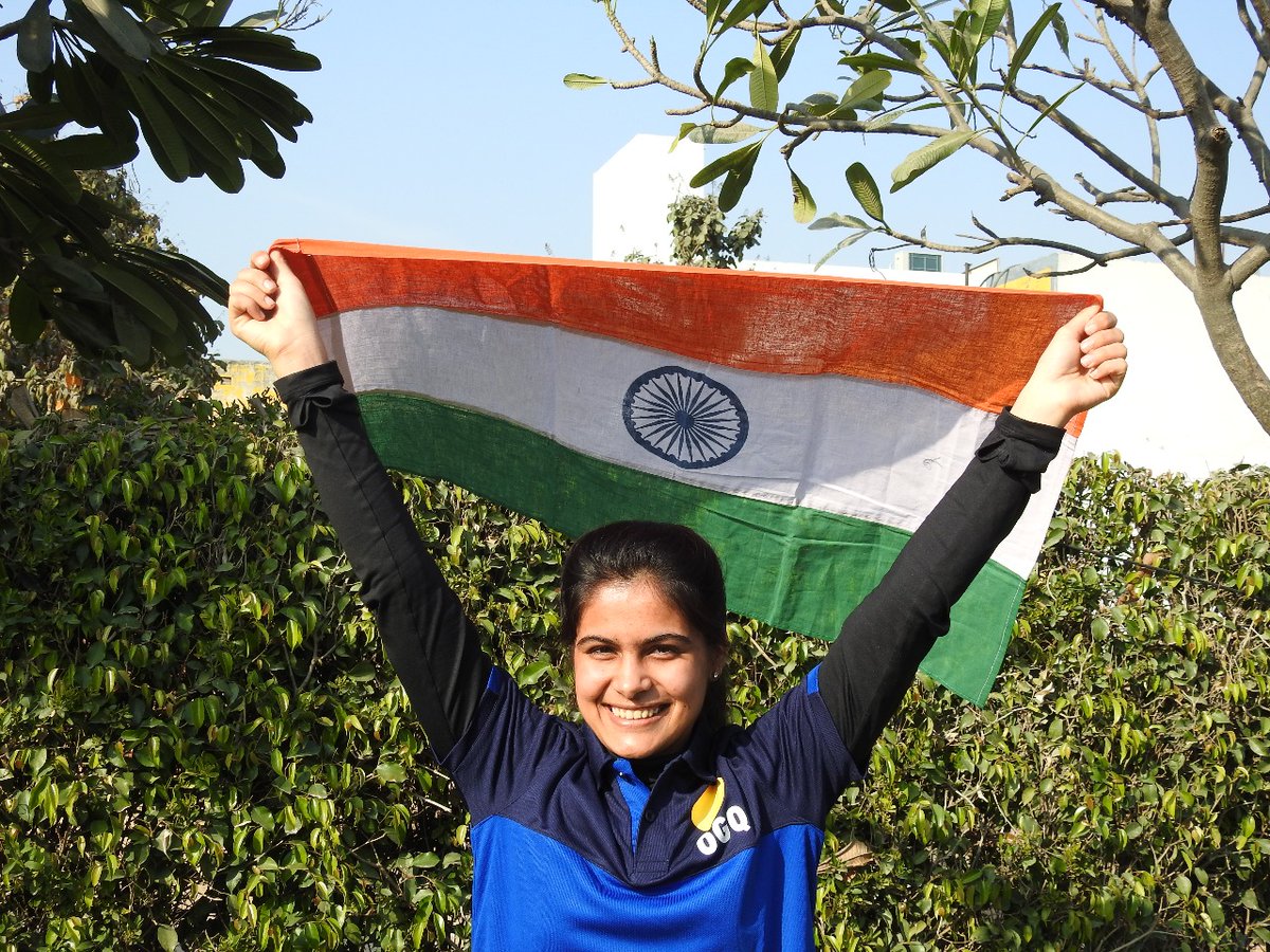 16-Year-Old Manu Bhaker Bags Gold in 10m Air Pistol Event in ISSF World Cup