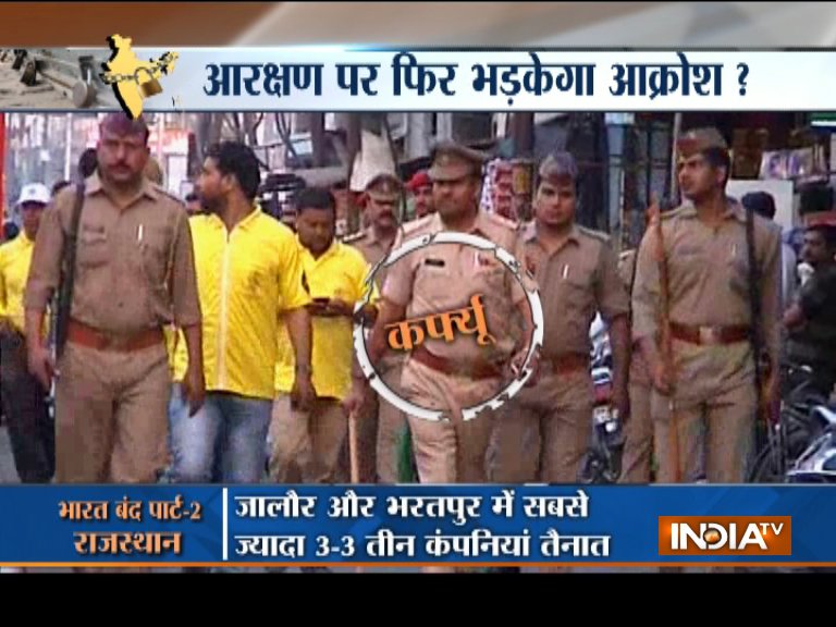 Nationwide shutdown against caste-based reservations today, security tightened