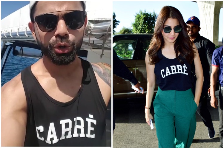 Watch]: Virat Kohli and Anushka Sharma spotted 'twinning' in