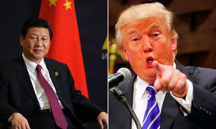 Jogo de xadrez entre Trump e Xi Jinping